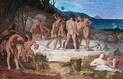 Pierre Puvis de Chavannes Musee de Picardie. cliche H.Maertens oil painting